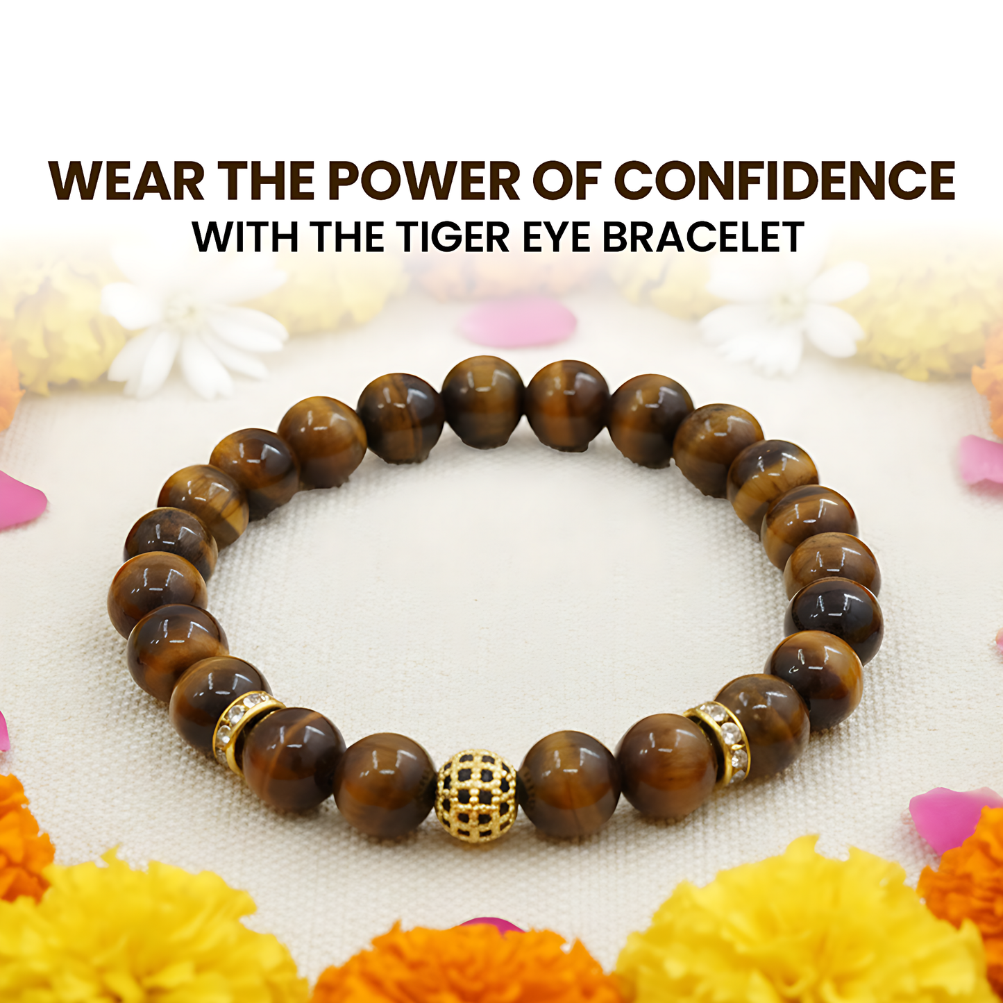Tiger Eye Beads Bracelet