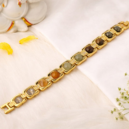 Metal Dhan Yog Bracelet - Gold