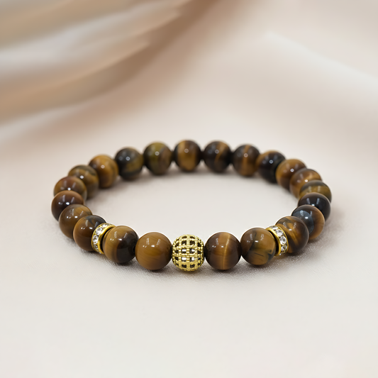 Tiger Eye Beads Bracelet