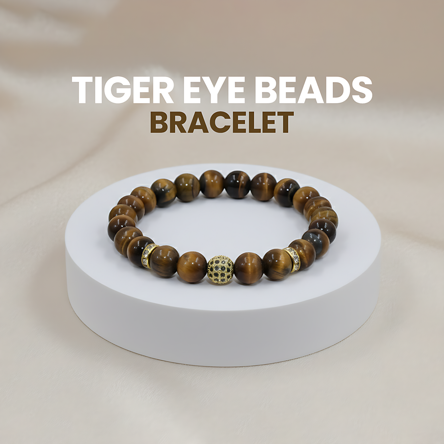 Tiger Eye Beads Bracelet
