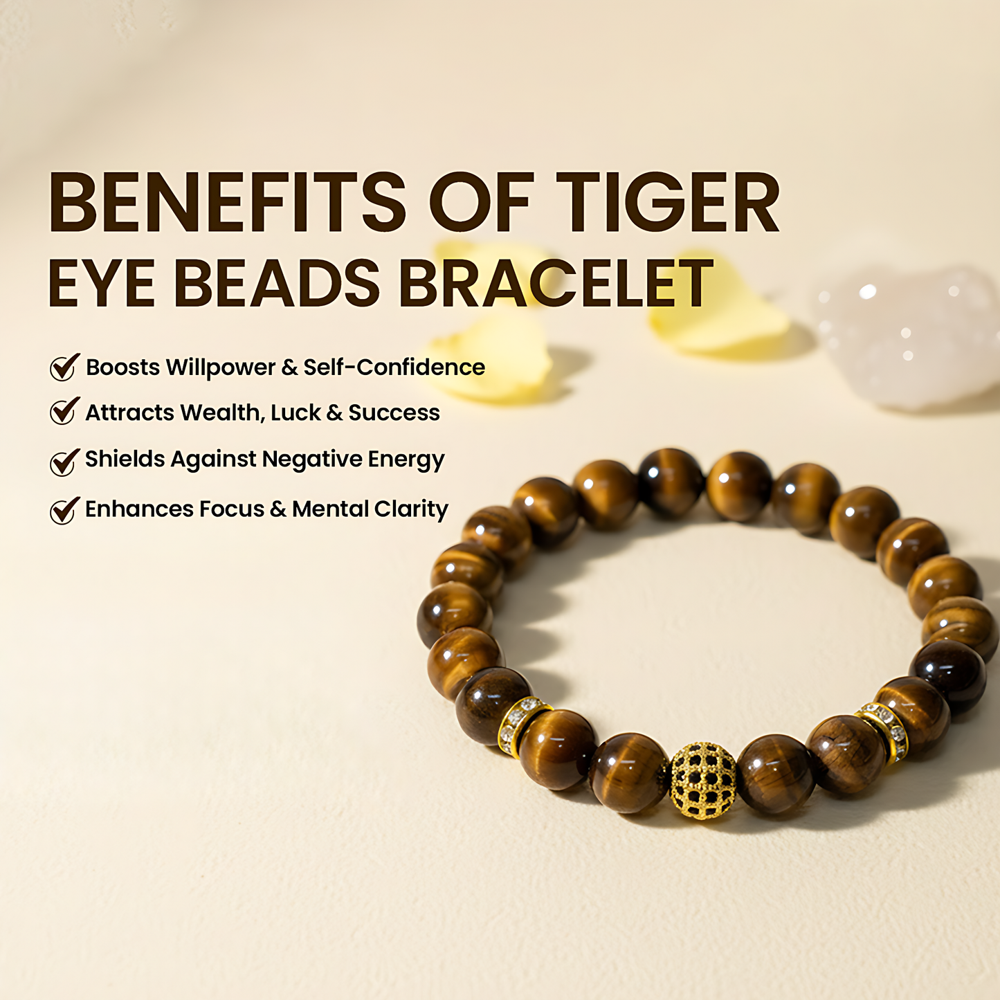 Tiger Eye Beads Bracelet