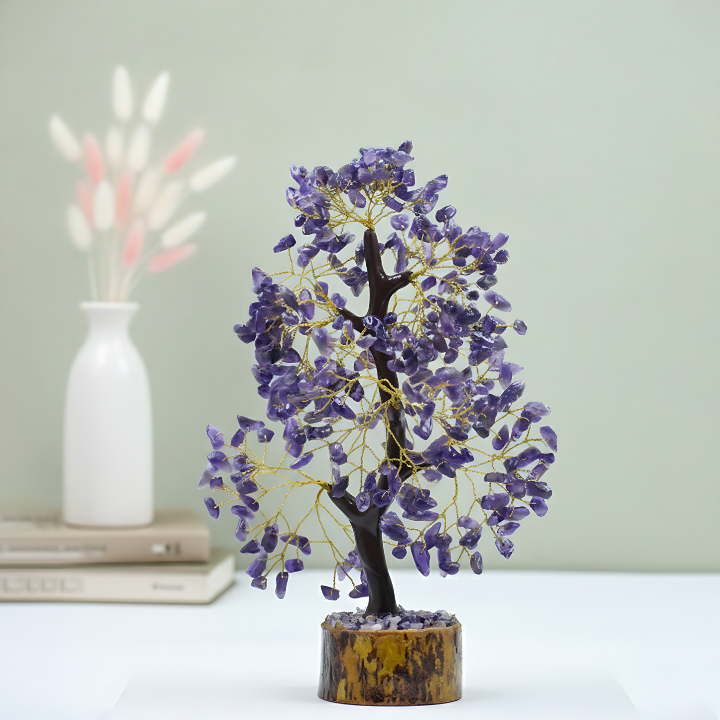 Amethyst 300 Chips Crystal Tree