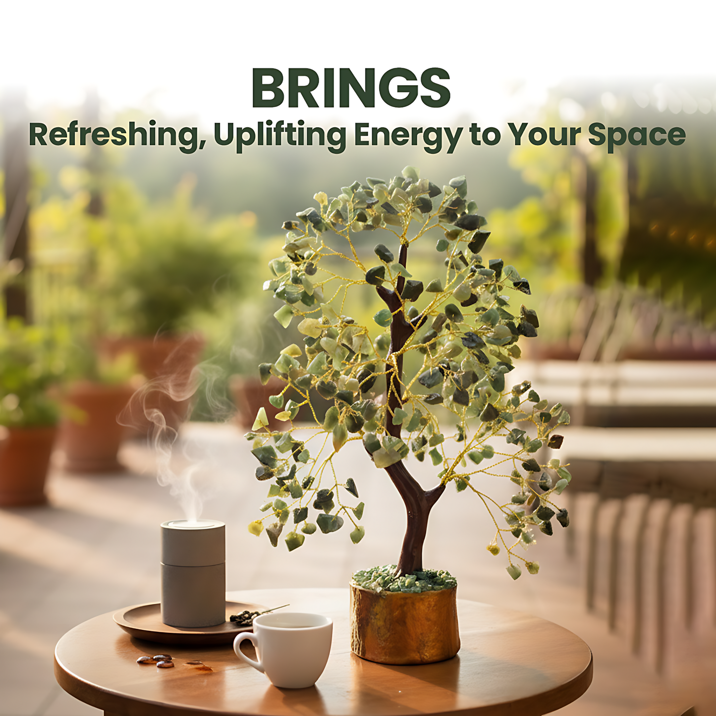 Green Aventurine 300 Chips Gemstone Tree