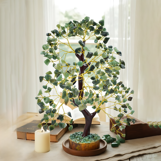 Green Aventurine 300 Chips Gemstone Tree